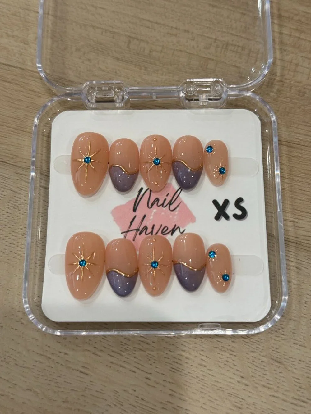 Handmade Press On Nails (Nail Haven - XS)